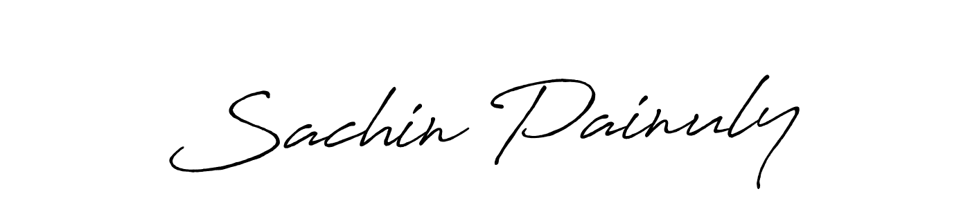 Use a signature maker to create a handwritten signature online. With this signature software, you can design (Antro_Vectra_Bolder) your own signature for name Sachin Painuly. Sachin Painuly signature style 7 images and pictures png