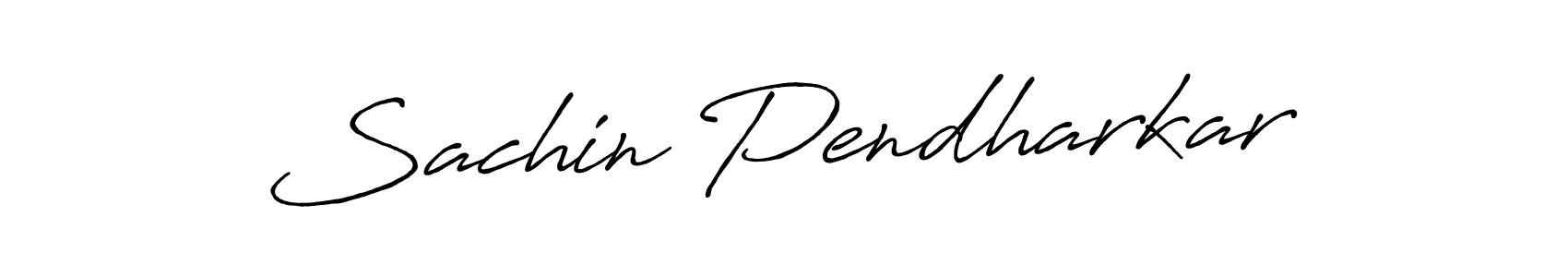 Make a beautiful signature design for name Sachin Pendharkar. With this signature (Antro_Vectra_Bolder) style, you can create a handwritten signature for free. Sachin Pendharkar signature style 7 images and pictures png