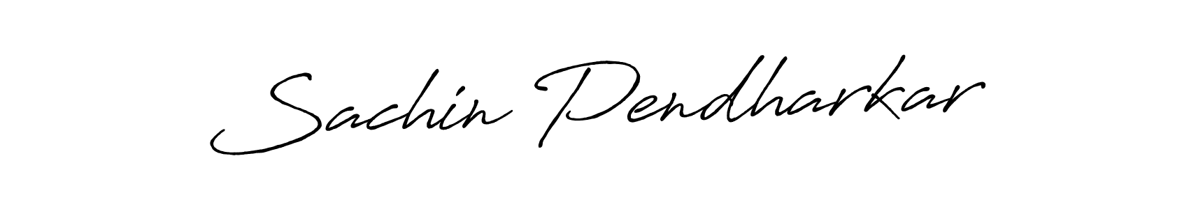 Make a beautiful signature design for name Sachin Pendharkar. With this signature (Antro_Vectra_Bolder) style, you can create a handwritten signature for free. Sachin Pendharkar signature style 7 images and pictures png