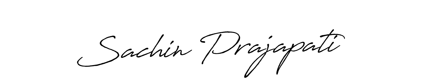 Also we have Sachin Prajapati name is the best signature style. Create professional handwritten signature collection using Antro_Vectra_Bolder autograph style. Sachin Prajapati signature style 7 images and pictures png