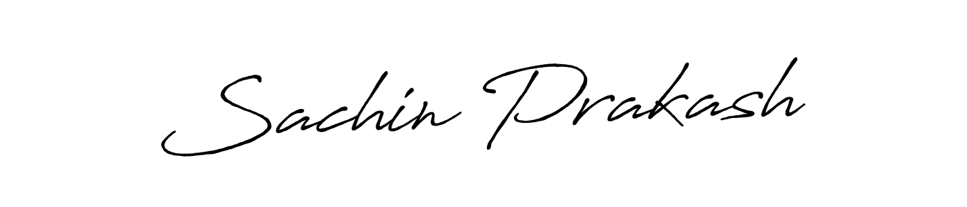 Design your own signature with our free online signature maker. With this signature software, you can create a handwritten (Antro_Vectra_Bolder) signature for name Sachin Prakash. Sachin Prakash signature style 7 images and pictures png