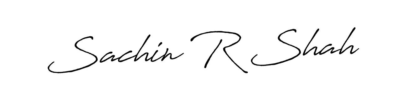 Antro_Vectra_Bolder is a professional signature style that is perfect for those who want to add a touch of class to their signature. It is also a great choice for those who want to make their signature more unique. Get Sachin R Shah name to fancy signature for free. Sachin R Shah signature style 7 images and pictures png