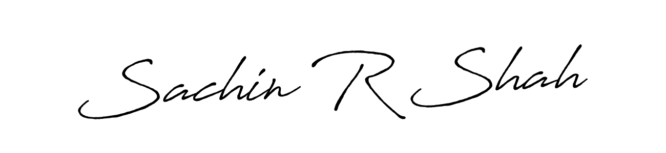 Also You can easily find your signature by using the search form. We will create Sachin R Shah name handwritten signature images for you free of cost using Antro_Vectra_Bolder sign style. Sachin R Shah signature style 7 images and pictures png