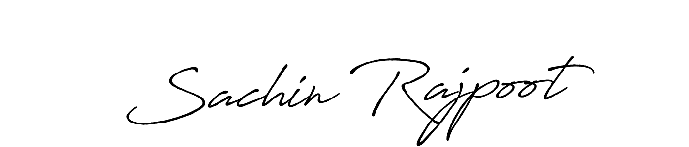 Design your own signature with our free online signature maker. With this signature software, you can create a handwritten (Antro_Vectra_Bolder) signature for name Sachin Rajpoot. Sachin Rajpoot signature style 7 images and pictures png