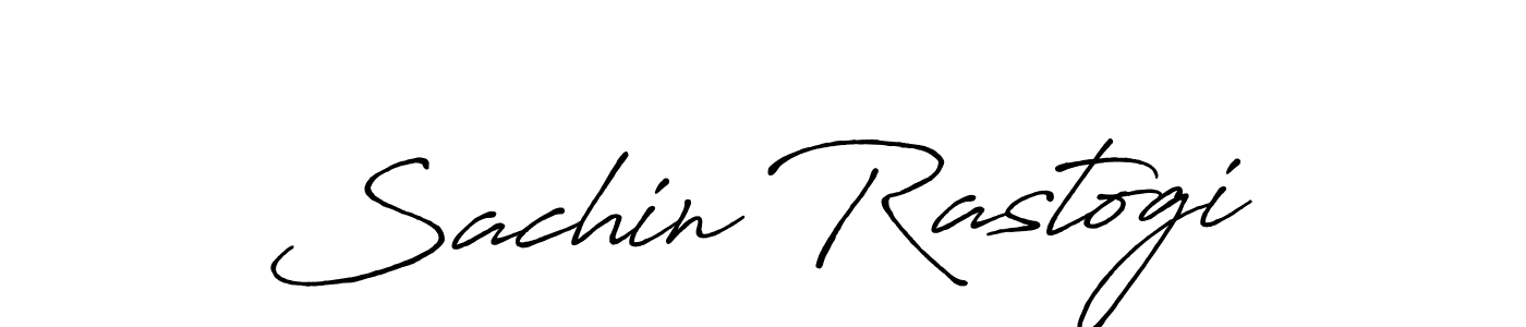 Create a beautiful signature design for name Sachin Rastogi. With this signature (Antro_Vectra_Bolder) fonts, you can make a handwritten signature for free. Sachin Rastogi signature style 7 images and pictures png