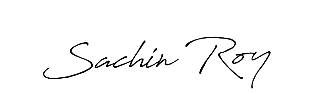 Design your own signature with our free online signature maker. With this signature software, you can create a handwritten (Antro_Vectra_Bolder) signature for name Sachin Roy. Sachin Roy signature style 7 images and pictures png