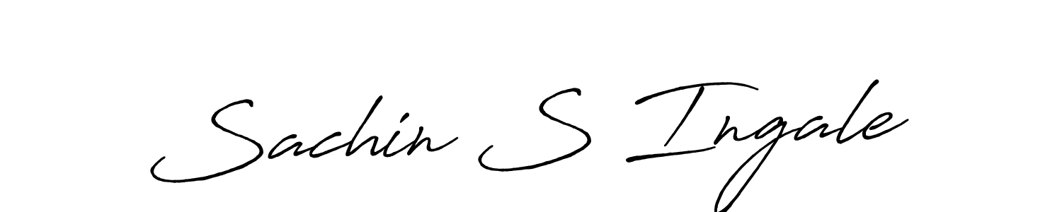 How to make Sachin S Ingale signature? Antro_Vectra_Bolder is a professional autograph style. Create handwritten signature for Sachin S Ingale name. Sachin S Ingale signature style 7 images and pictures png