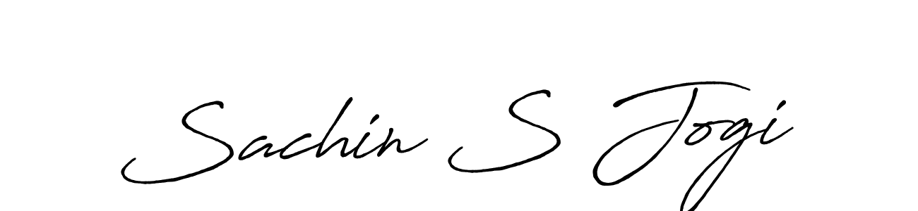 It looks lik you need a new signature style for name Sachin S Jogi. Design unique handwritten (Antro_Vectra_Bolder) signature with our free signature maker in just a few clicks. Sachin S Jogi signature style 7 images and pictures png