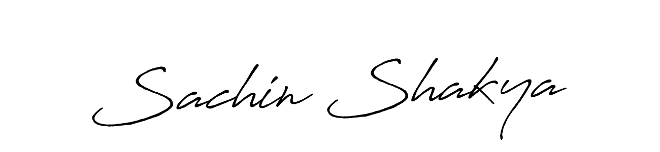 Also we have Sachin Shakya name is the best signature style. Create professional handwritten signature collection using Antro_Vectra_Bolder autograph style. Sachin Shakya signature style 7 images and pictures png