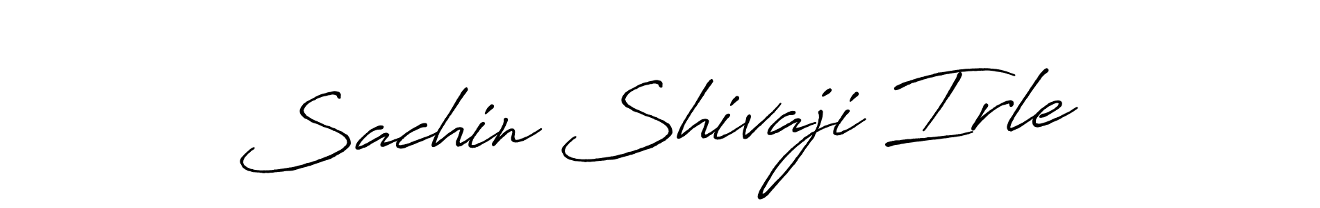 How to make Sachin Shivaji Irle name signature. Use Antro_Vectra_Bolder style for creating short signs online. This is the latest handwritten sign. Sachin Shivaji Irle signature style 7 images and pictures png