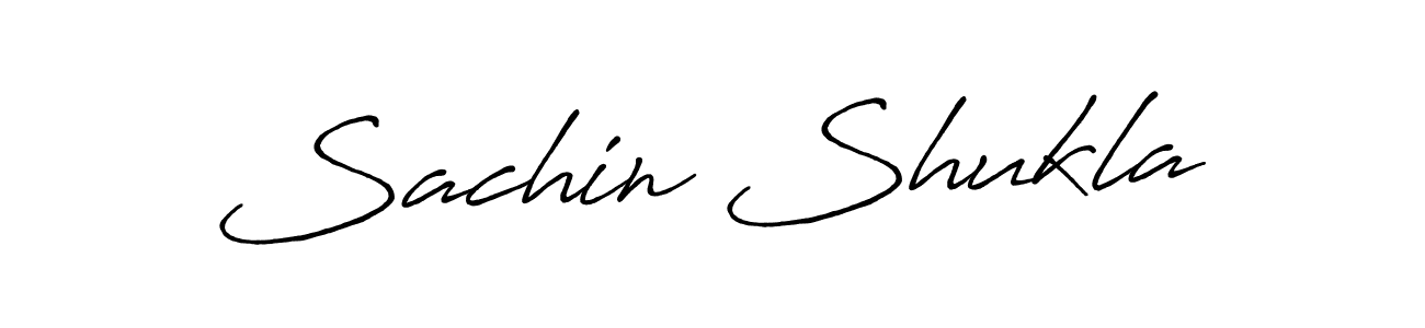 Make a beautiful signature design for name Sachin Shukla. With this signature (Antro_Vectra_Bolder) style, you can create a handwritten signature for free. Sachin Shukla signature style 7 images and pictures png