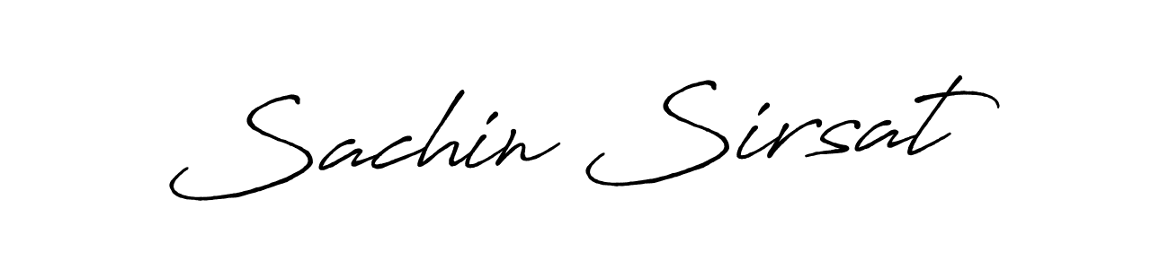 Similarly Antro_Vectra_Bolder is the best handwritten signature design. Signature creator online .You can use it as an online autograph creator for name Sachin Sirsat. Sachin Sirsat signature style 7 images and pictures png