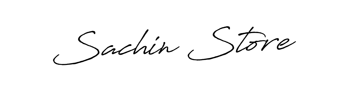 It looks lik you need a new signature style for name Sachin Store. Design unique handwritten (Antro_Vectra_Bolder) signature with our free signature maker in just a few clicks. Sachin Store signature style 7 images and pictures png