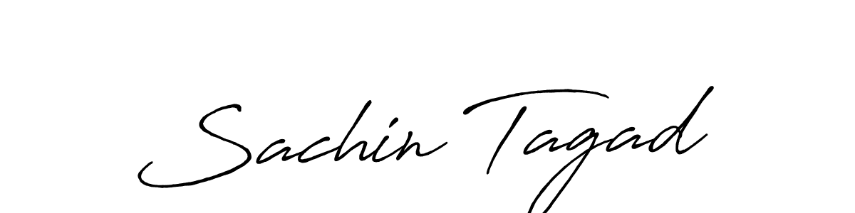 Make a short Sachin Tagad signature style. Manage your documents anywhere anytime using Antro_Vectra_Bolder. Create and add eSignatures, submit forms, share and send files easily. Sachin Tagad signature style 7 images and pictures png