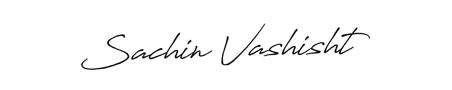 You should practise on your own different ways (Antro_Vectra_Bolder) to write your name (Sachin Vashisht) in signature. don't let someone else do it for you. Sachin Vashisht signature style 7 images and pictures png