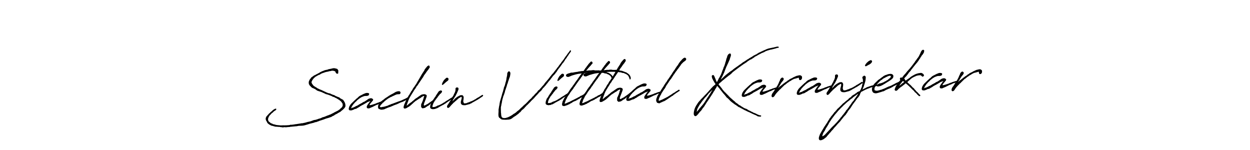 Similarly Antro_Vectra_Bolder is the best handwritten signature design. Signature creator online .You can use it as an online autograph creator for name Sachin Vitthal Karanjekar. Sachin Vitthal Karanjekar signature style 7 images and pictures png