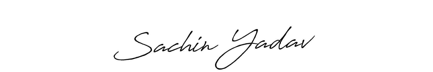 How to make Sachin Yadav❤️ name signature. Use Antro_Vectra_Bolder style for creating short signs online. This is the latest handwritten sign. Sachin Yadav❤️ signature style 7 images and pictures png