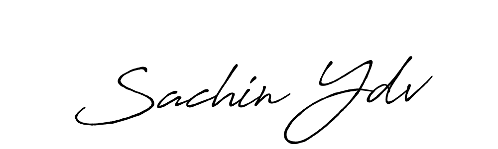 Use a signature maker to create a handwritten signature online. With this signature software, you can design (Antro_Vectra_Bolder) your own signature for name Sachin Ydv. Sachin Ydv signature style 7 images and pictures png