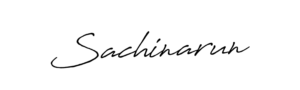 Create a beautiful signature design for name Sachinarun. With this signature (Antro_Vectra_Bolder) fonts, you can make a handwritten signature for free. Sachinarun signature style 7 images and pictures png