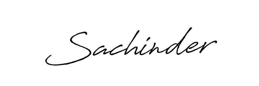 How to make Sachinder name signature. Use Antro_Vectra_Bolder style for creating short signs online. This is the latest handwritten sign. Sachinder signature style 7 images and pictures png