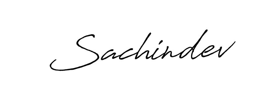 Use a signature maker to create a handwritten signature online. With this signature software, you can design (Antro_Vectra_Bolder) your own signature for name Sachindev. Sachindev signature style 7 images and pictures png