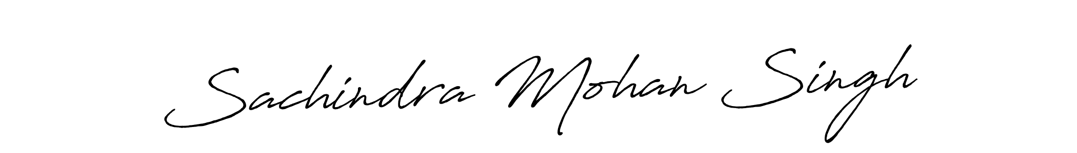 Make a beautiful signature design for name Sachindra Mohan Singh. With this signature (Antro_Vectra_Bolder) style, you can create a handwritten signature for free. Sachindra Mohan Singh signature style 7 images and pictures png