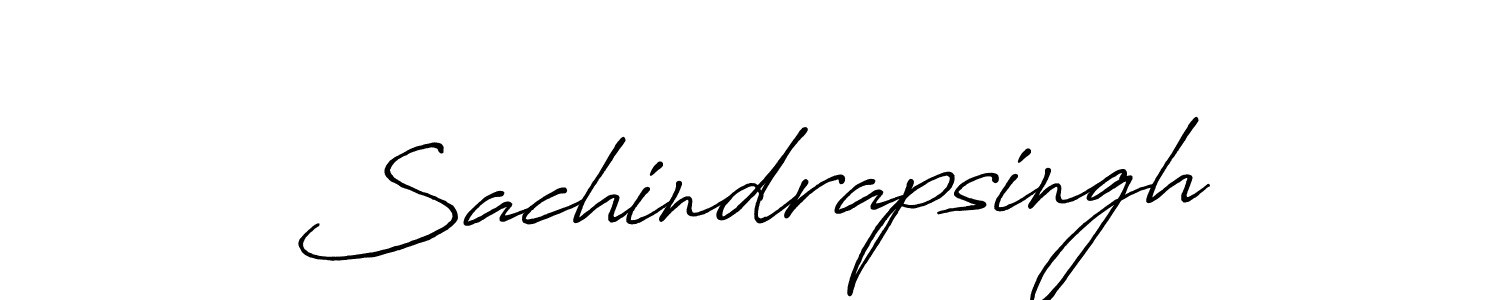 Make a beautiful signature design for name Sachindrapsingh. With this signature (Antro_Vectra_Bolder) style, you can create a handwritten signature for free. Sachindrapsingh signature style 7 images and pictures png