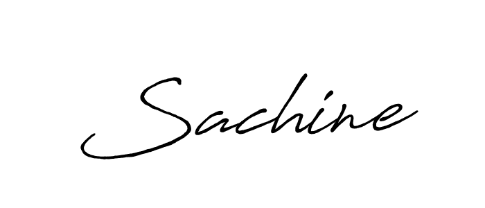 How to make Sachine name signature. Use Antro_Vectra_Bolder style for creating short signs online. This is the latest handwritten sign. Sachine signature style 7 images and pictures png