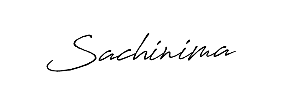 Also we have Sachinima name is the best signature style. Create professional handwritten signature collection using Antro_Vectra_Bolder autograph style. Sachinima signature style 7 images and pictures png