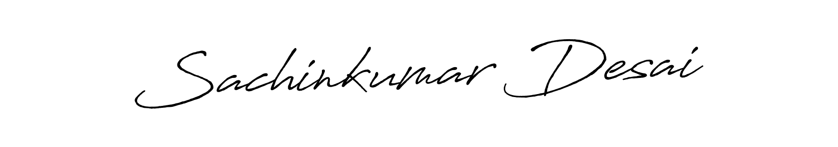 Make a beautiful signature design for name Sachinkumar Desai. With this signature (Antro_Vectra_Bolder) style, you can create a handwritten signature for free. Sachinkumar Desai signature style 7 images and pictures png