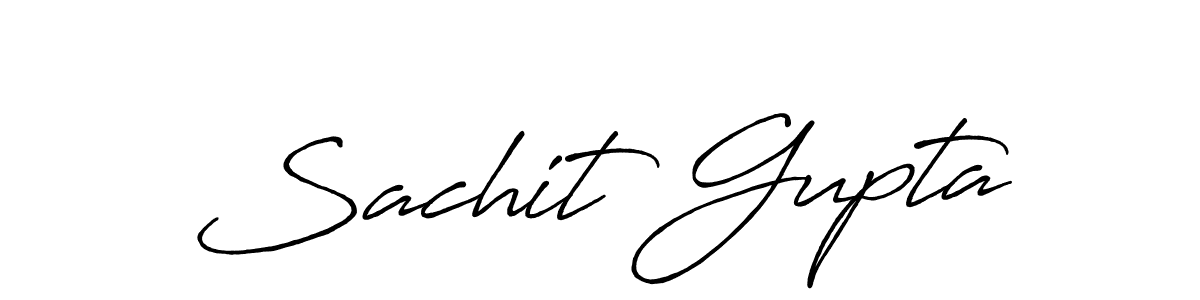 Antro_Vectra_Bolder is a professional signature style that is perfect for those who want to add a touch of class to their signature. It is also a great choice for those who want to make their signature more unique. Get Sachit Gupta name to fancy signature for free. Sachit Gupta signature style 7 images and pictures png