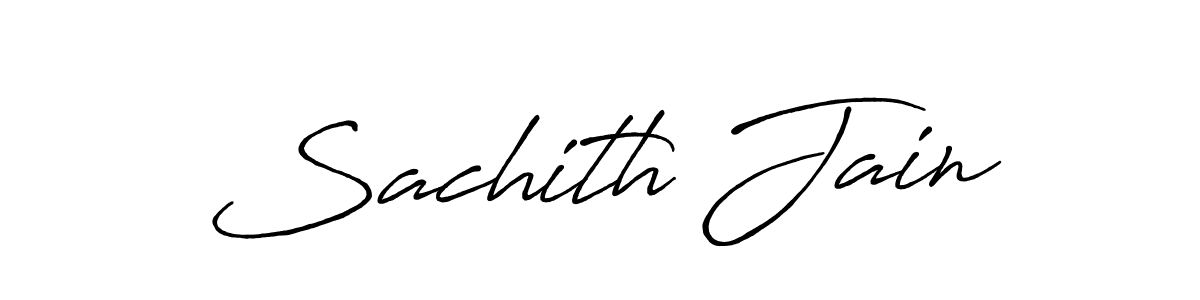 Here are the top 10 professional signature styles for the name Sachith Jain. These are the best autograph styles you can use for your name. Sachith Jain signature style 7 images and pictures png