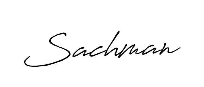 Also we have Sachman name is the best signature style. Create professional handwritten signature collection using Antro_Vectra_Bolder autograph style. Sachman signature style 7 images and pictures png