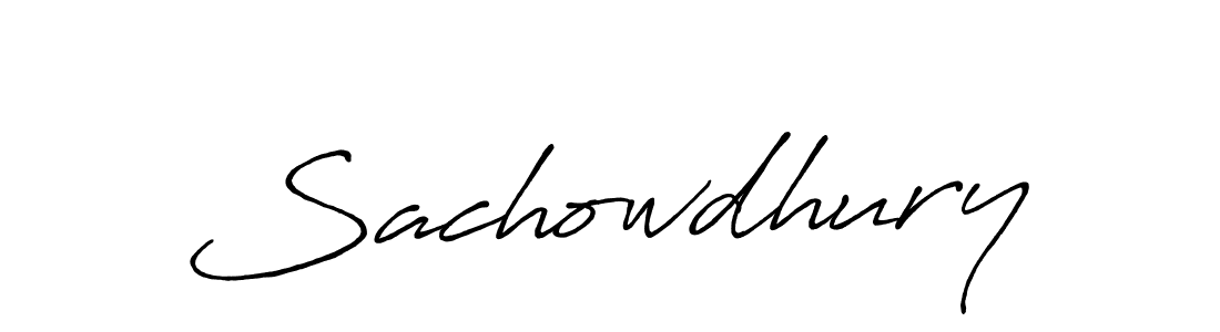 Sachowdhury stylish signature style. Best Handwritten Sign (Antro_Vectra_Bolder) for my name. Handwritten Signature Collection Ideas for my name Sachowdhury. Sachowdhury signature style 7 images and pictures png