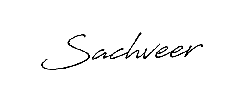 Use a signature maker to create a handwritten signature online. With this signature software, you can design (Antro_Vectra_Bolder) your own signature for name Sachveer. Sachveer signature style 7 images and pictures png