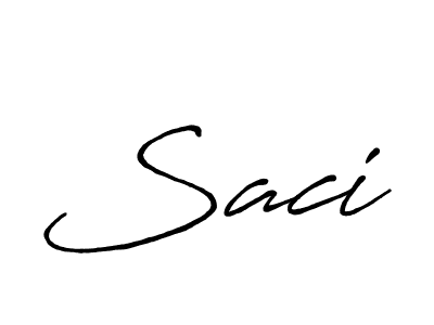 Saci stylish signature style. Best Handwritten Sign (Antro_Vectra_Bolder) for my name. Handwritten Signature Collection Ideas for my name Saci. Saci signature style 7 images and pictures png