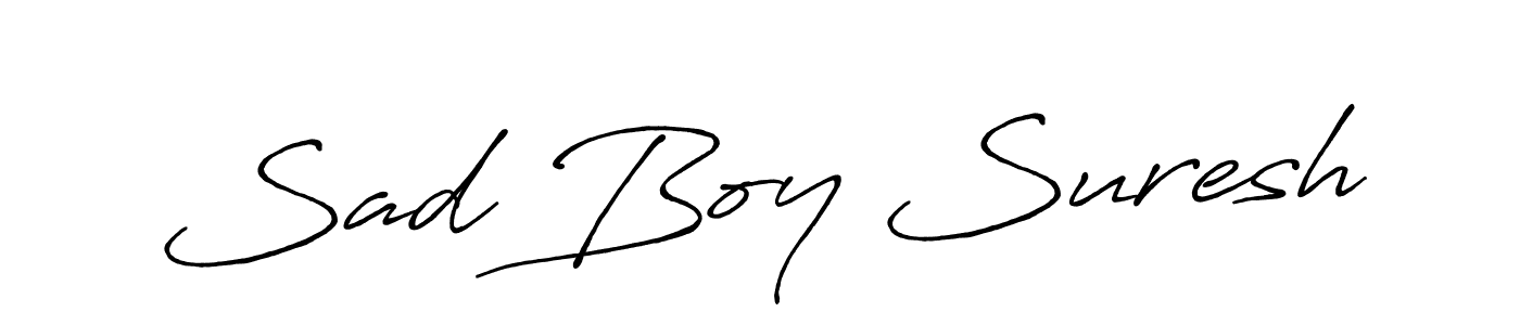 if you are searching for the best signature style for your name Sad Boy Suresh. so please give up your signature search. here we have designed multiple signature styles  using Antro_Vectra_Bolder. Sad Boy Suresh signature style 7 images and pictures png
