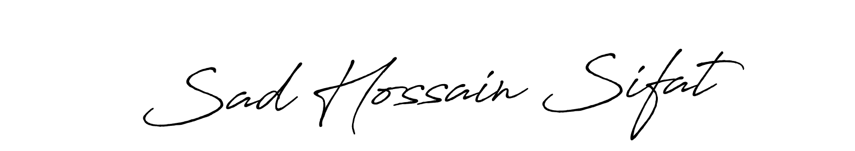 Make a beautiful signature design for name Sad Hossain Sifat. Use this online signature maker to create a handwritten signature for free. Sad Hossain Sifat signature style 7 images and pictures png