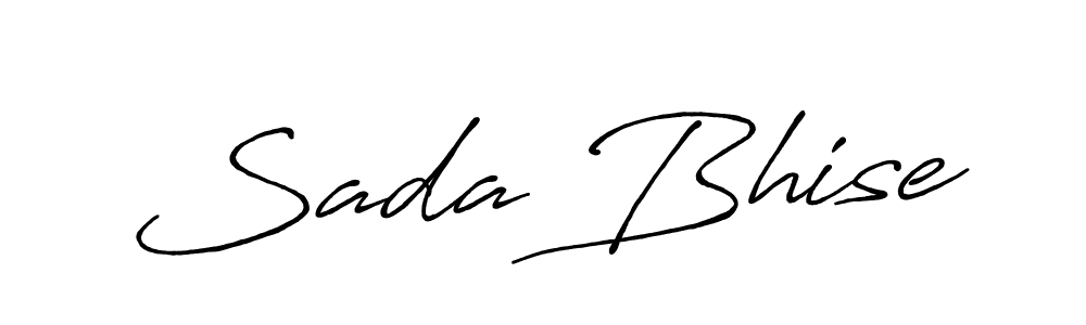 Antro_Vectra_Bolder is a professional signature style that is perfect for those who want to add a touch of class to their signature. It is also a great choice for those who want to make their signature more unique. Get Sada Bhise name to fancy signature for free. Sada Bhise signature style 7 images and pictures png