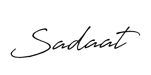 if you are searching for the best signature style for your name Sadaat. so please give up your signature search. here we have designed multiple signature styles  using Antro_Vectra_Bolder. Sadaat signature style 7 images and pictures png