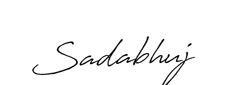 Antro_Vectra_Bolder is a professional signature style that is perfect for those who want to add a touch of class to their signature. It is also a great choice for those who want to make their signature more unique. Get Sadabhuj name to fancy signature for free. Sadabhuj signature style 7 images and pictures png