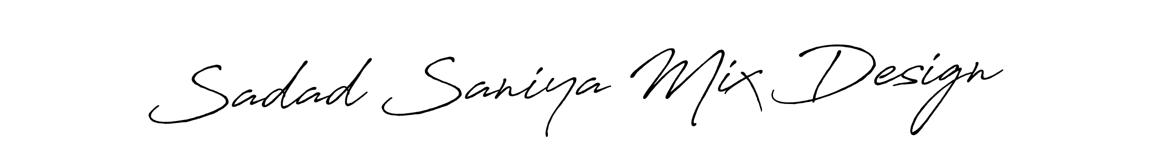 How to make Sadad Saniya Mix Design signature? Antro_Vectra_Bolder is a professional autograph style. Create handwritten signature for Sadad Saniya Mix Design name. Sadad Saniya Mix Design signature style 7 images and pictures png