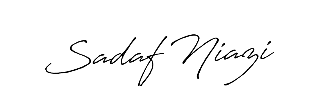 It looks lik you need a new signature style for name Sadaf Niazi. Design unique handwritten (Antro_Vectra_Bolder) signature with our free signature maker in just a few clicks. Sadaf Niazi signature style 7 images and pictures png