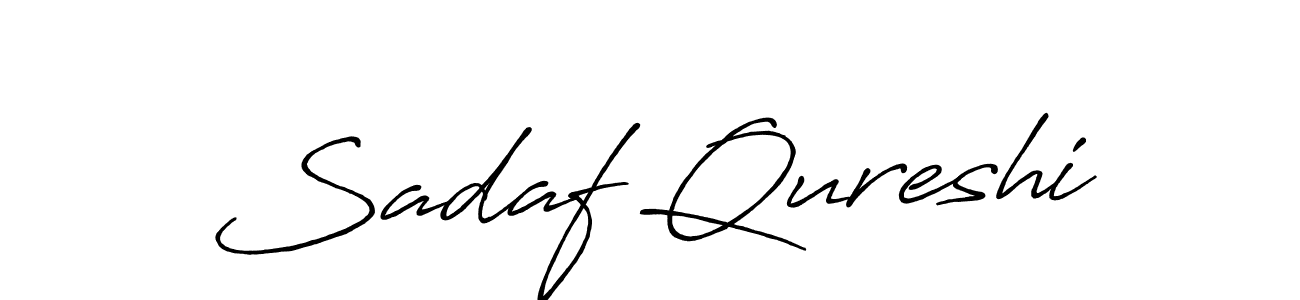 Design your own signature with our free online signature maker. With this signature software, you can create a handwritten (Antro_Vectra_Bolder) signature for name Sadaf Qureshi. Sadaf Qureshi signature style 7 images and pictures png