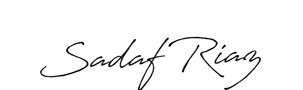 Also You can easily find your signature by using the search form. We will create Sadaf Riaz name handwritten signature images for you free of cost using Antro_Vectra_Bolder sign style. Sadaf Riaz signature style 7 images and pictures png
