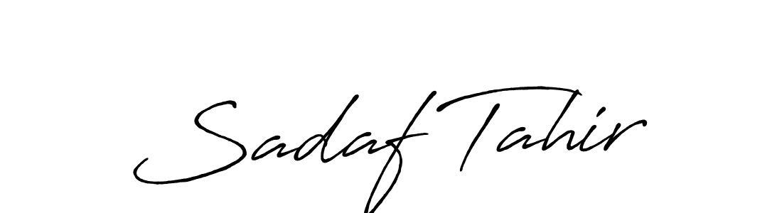 Make a beautiful signature design for name Sadaf Tahir. Use this online signature maker to create a handwritten signature for free. Sadaf Tahir signature style 7 images and pictures png