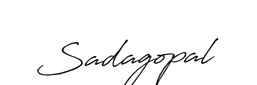 It looks lik you need a new signature style for name Sadagopal. Design unique handwritten (Antro_Vectra_Bolder) signature with our free signature maker in just a few clicks. Sadagopal signature style 7 images and pictures png