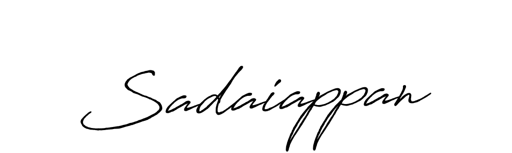 if you are searching for the best signature style for your name Sadaiappan. so please give up your signature search. here we have designed multiple signature styles  using Antro_Vectra_Bolder. Sadaiappan signature style 7 images and pictures png