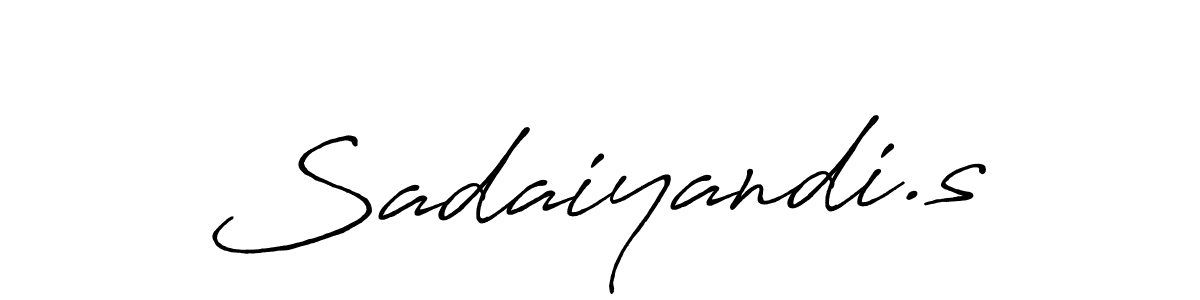 Once you've used our free online signature maker to create your best signature Antro_Vectra_Bolder style, it's time to enjoy all of the benefits that Sadaiyandi.s name signing documents. Sadaiyandi.s signature style 7 images and pictures png