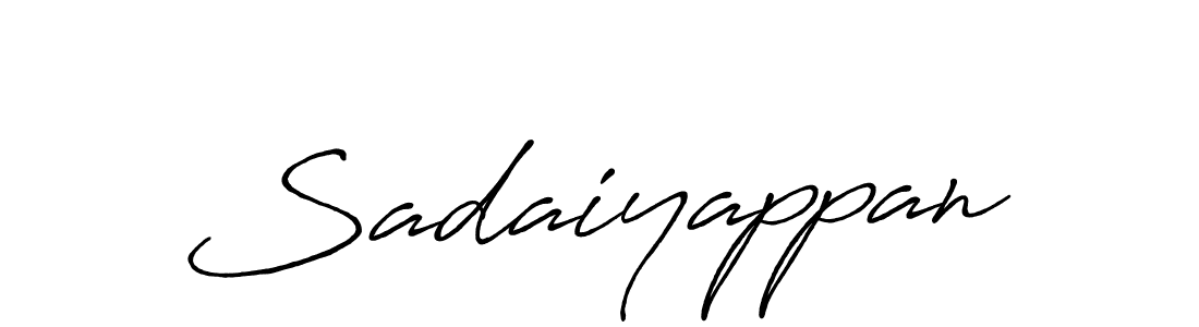 Sadaiyappan stylish signature style. Best Handwritten Sign (Antro_Vectra_Bolder) for my name. Handwritten Signature Collection Ideas for my name Sadaiyappan. Sadaiyappan signature style 7 images and pictures png
